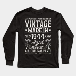 Vintage 1944 80th Birthday Long Sleeve T-Shirt